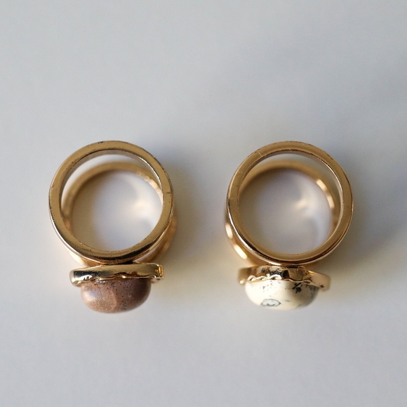 Women's Statement Fashion Rings Set, Size 4.5-5.5 - Picture 5 of 6